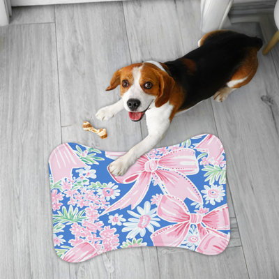 Tapis à motif floral 1 pièce