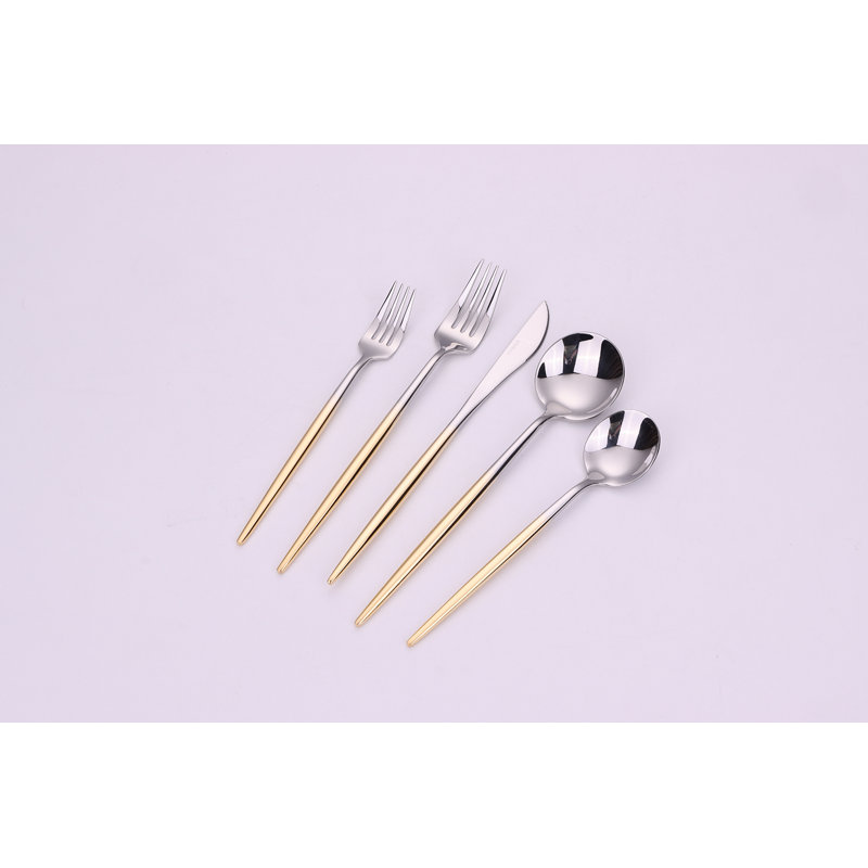 Ensemble de couverts 20 pièces Peon - Service pour 4 Peon, Or/argent