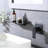 Single Handle Waterfall Wall Mounted Bathroom Sink Faucet