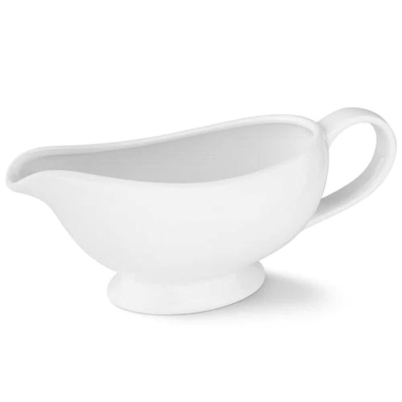Saucière avec cuillère Kook, blanc, 21 oz