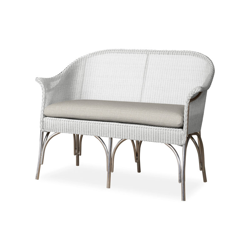 All Seasons Outdoor 2 - Seat, White, Bamboo Bay Sky