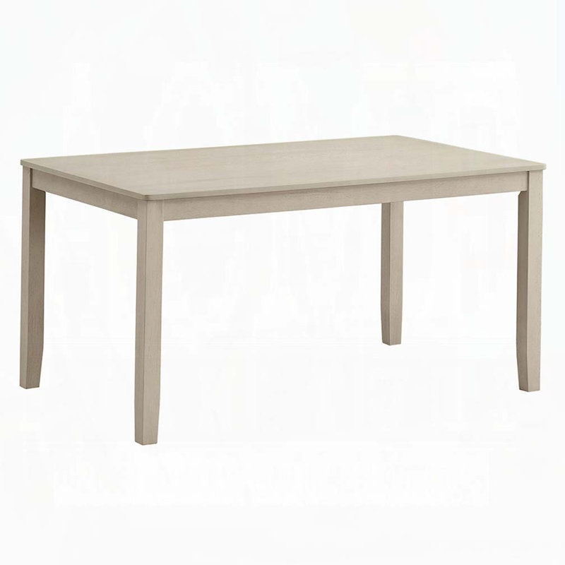Table de salle à manger en bois, Gris antique
