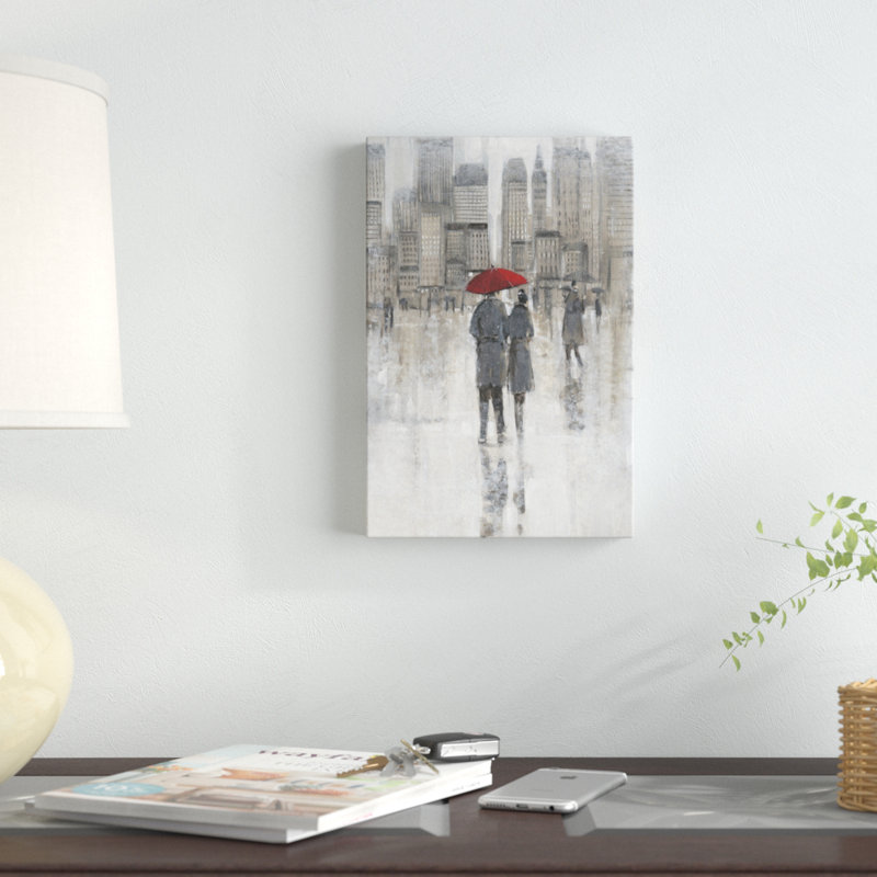 Rain in The City I by Timothy O' Toole - Painting Print, 30cm H x 20cm W, Wrapped Canvas