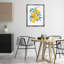 «Blue Leaf Lemons Floater», art mural sur toile par Yvette St. Amant-107862340-107862341