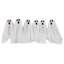 LED Lighted White Ghost Halloween Outdoor Pathway Markers 30"