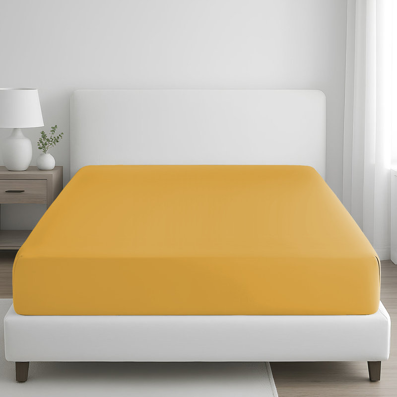 100% Cotton Flatweave Fitted Sheet, Single (3')