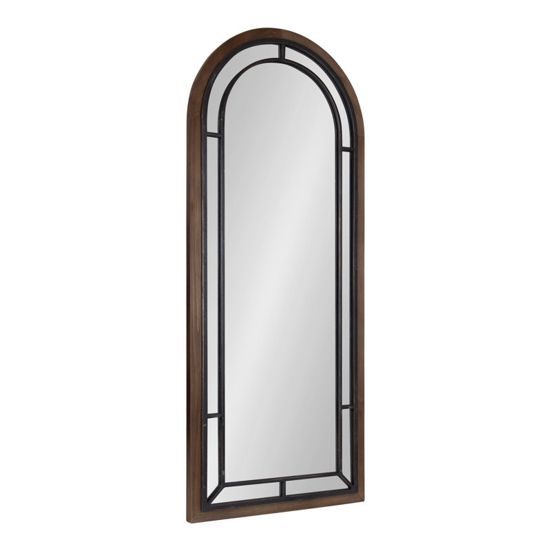 Millwood Wood Mirror, Rustic Brown, 48" x 20"