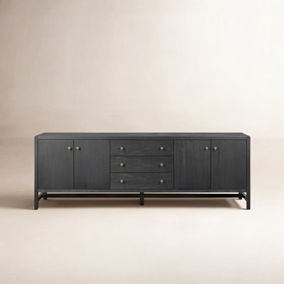 Aleph Sullivan Media Console-Saddle Tan