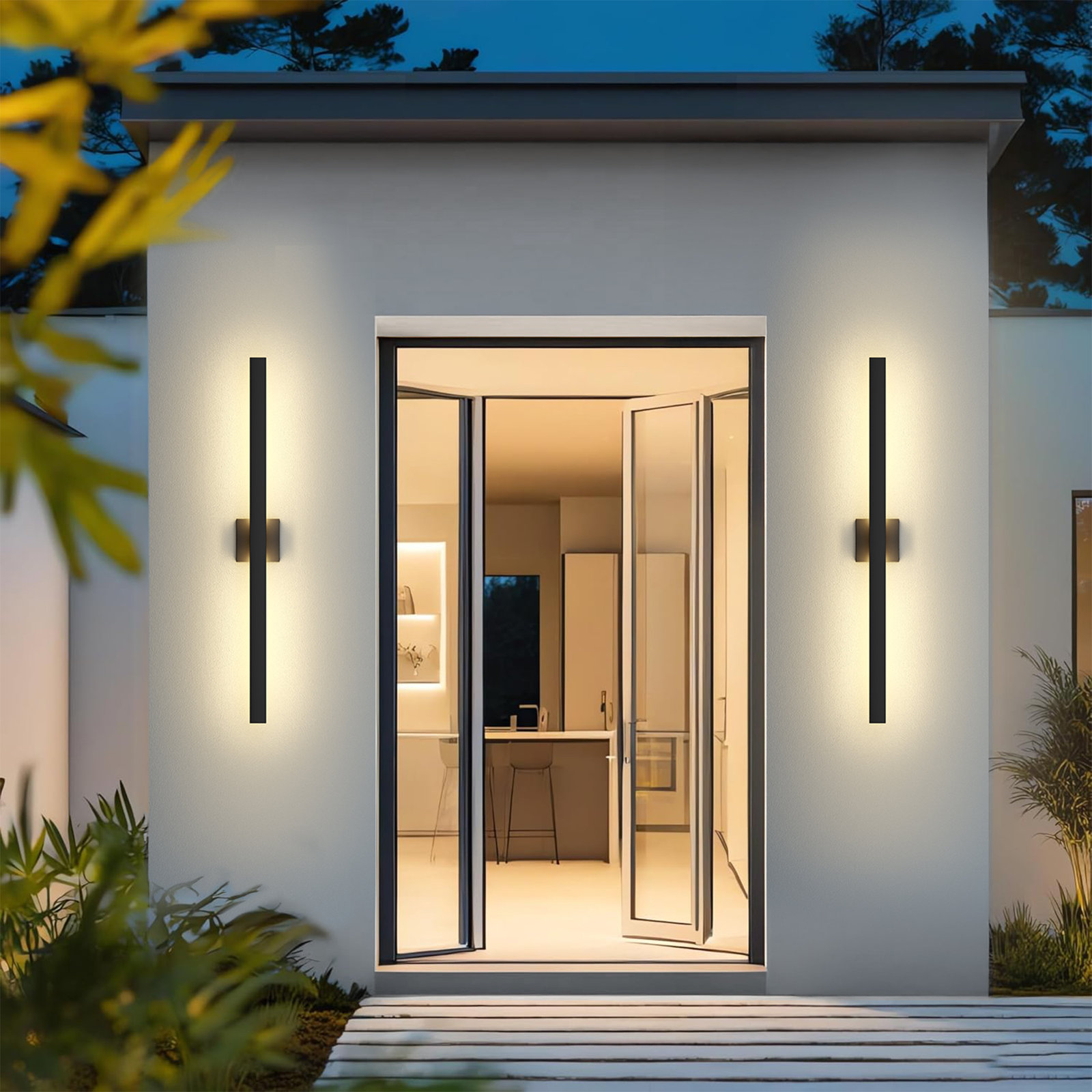 Latitude Run® Outdoor Sconce, 39.4" Height