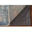Tapis floral bleu Oushak