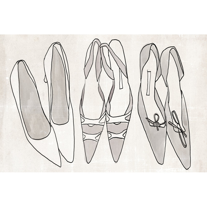 Heels For Days IV by Annie Warren - Wrapped Canvas Painting, 81cm H x 122cm W