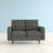Benaniah Upholstered 50.4'' Loveseat-1210071361