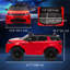 QAB 12V Kids Ride on Car, Land Rover Discovery Sport Voiture électrique à piles avec télécommande, démarrage en douceur, lumières DEL, klaxon à musique, 3 vitesses, rouge-105340304