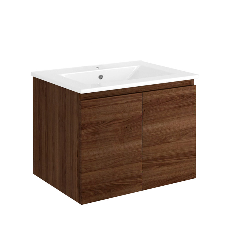 Bathroom Vanity Cabinet MALIBU Collection by DAX, Walnut