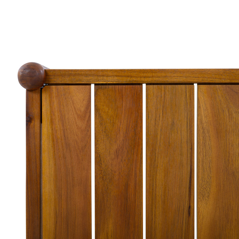 Haven Outdoor Acacia Wood Coffee Table With Slatted Top, Teak