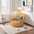 Similicuir jaune citron