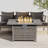 Rectangle Propane Smokeless Fire Pit Table with Hidden Fuel Tank-1328707485