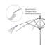 Parasol de marché 108 "x 108 Santana-492059621-506153262