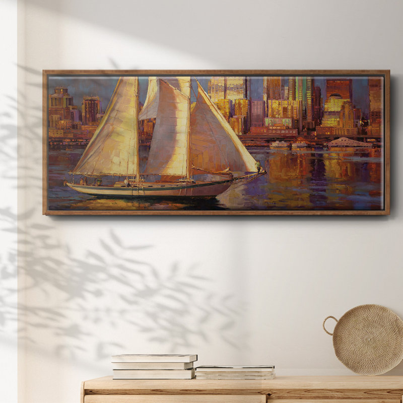 Emerald City- Framed Canvas