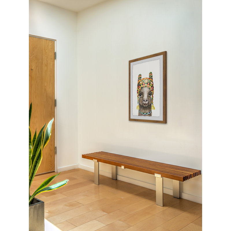 Bonny Llama - Single Picture Frame Print, 45cm H x 30cm W
