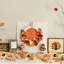 Automne feuille d'érable guirlande suspendue vigne 5,9 pi baies artificielles tournesol citrouille décoration d'automne pour la fête de mariage dîner de l'Action de grâce cadre de porte porte arrière-plan décor