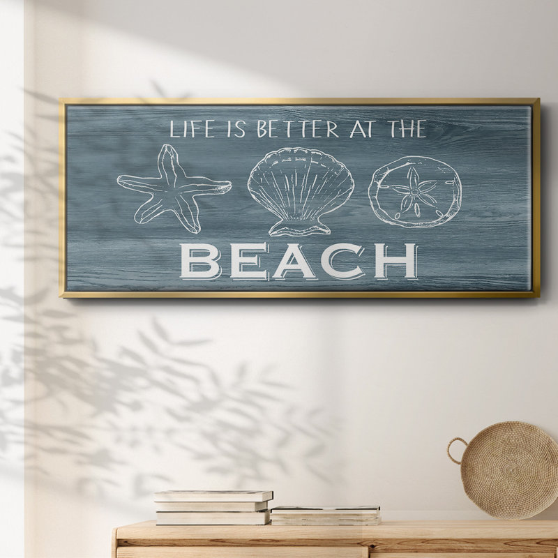 Life is Better - Toile encadrée