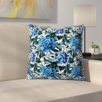 Marta Barragan Camarasa Floral Throw Pillow