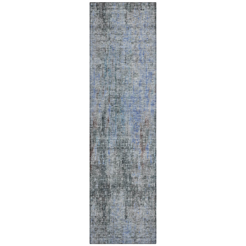 Fargo Washable Abstract Indoor / Outdoor Rug, Runner 2'3" x 7'6"