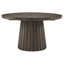 Table de salle à manger extensible ronde avec 4 chaises-1657780791