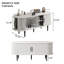 Console moderne avec beaucoup de rangement et porte coulissante-252325883