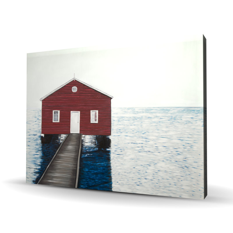 Boathouse - Toile marine côtière pour la décoration intérieure | Art nautique