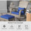 Chaise Adirondack en acier avec repose-pieds Tenley-1642348424