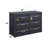 Cargo Gunmetal Finish Dresser