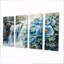 Pivoines par la cascade V - par Wall Art - art mural traditionnel sur toile-1491775899-1491775911