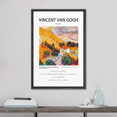 House Ploughman by Vincent Van Gogh - Illustration on Canvas