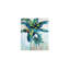 Arbre vert toile verte brise décorative murale 24 x 18 pouces