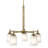 Shailene 5 - Light Steel Dimmable Round Chandelier