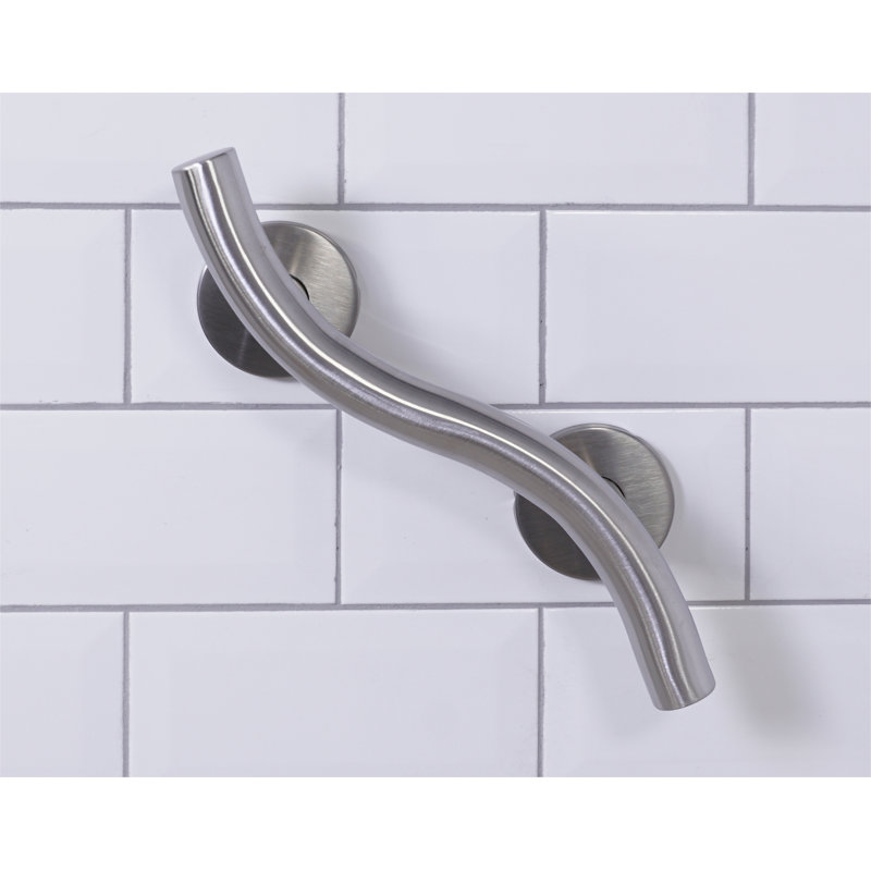 Defreese Grab Bar, 35cm W, Brushed Finish