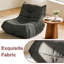 Canapé-fauteuil surdimensionné moderne, sans assemblage, gris foncé-1794877816