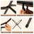 Rectangular Foldable Outdoor Picnic Table , 43 " W 28 " D-74341224