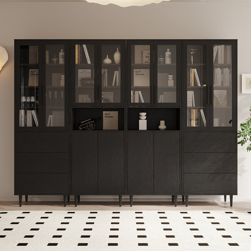 Bibliothèque de rangement Wilma, Noir