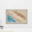 Beach Blanket Rows 1 Piece Single Picture Frame Painting-37905809