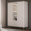 Tasheanna 3 Door Manufactured Wood Wardrobe
