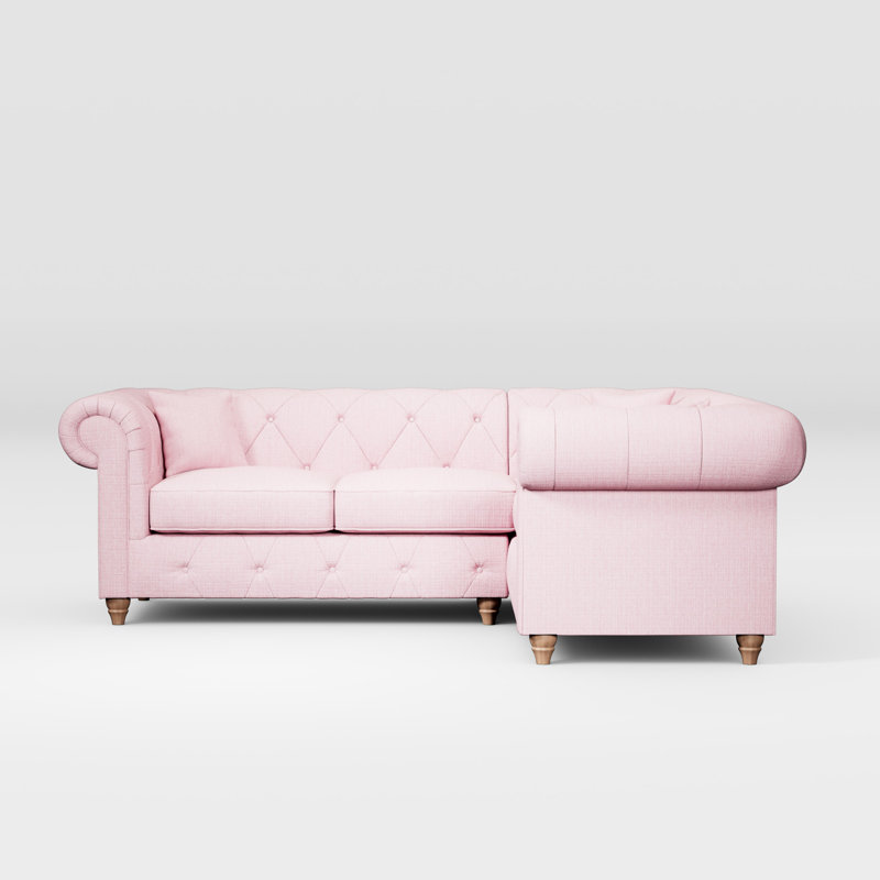 Ellrich 2 - Piece, Pink, Walnut