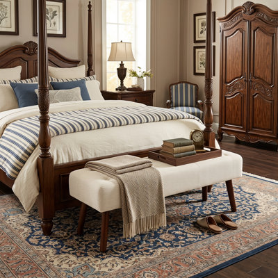 Sveina Faux Leather Upholstered Bench