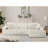 Cozy Convertible Sectional In Soft Corduroy, 4 - Seat Couch With Broad Flat , No Assembly For Living Room , Corduroy Comfortable Full Foam, Flexible Areas-1312746331-1312746329
