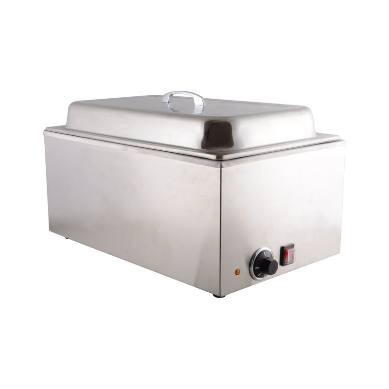 Réchaud pour comptoir et nourriture en acier inoxydable Thunder Group Inc. 2-5 Quarts