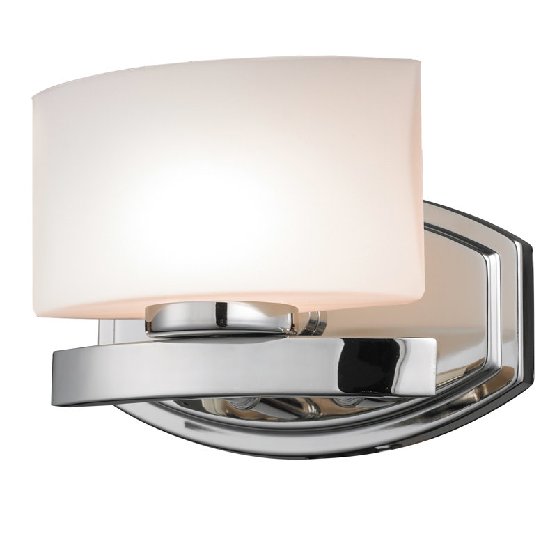 Braffe Dimmable Bath Sconce, Brushed Nickel, Halogen