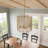 Rhamel 4-light E26 21.25 inch Oversize Rattan Boho Dimmable Adjustable Pendant Light Chandelier