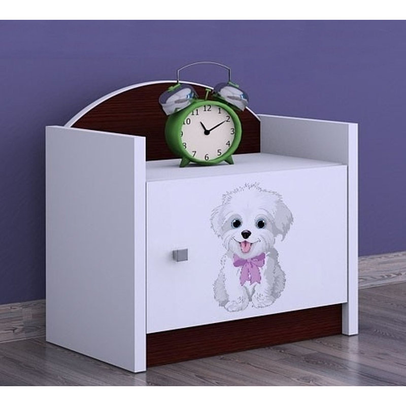 Santino Nightstand, Dark Brown